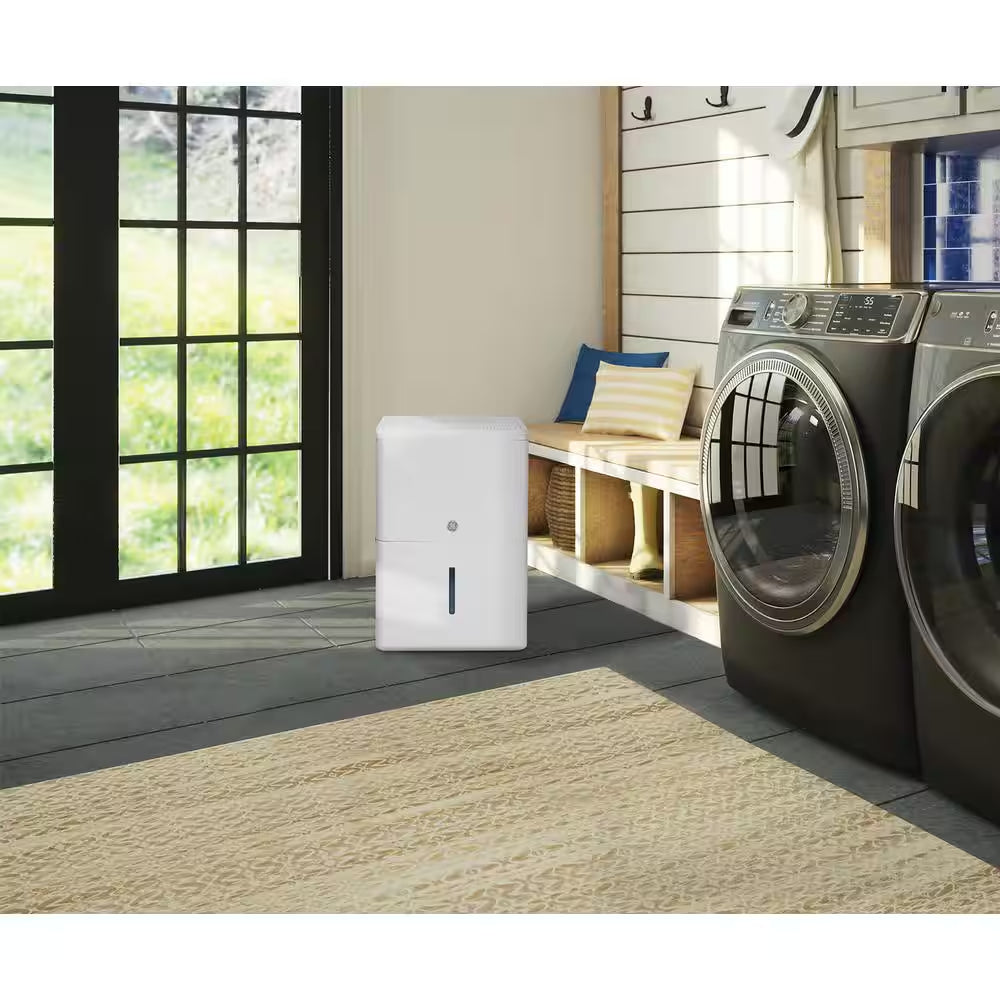 35 Pt. Dehumidifier with Smart Dry for Bedroom, Basement or Very Damp Rooms up to 3000 Sq. Ft. in White, ENERGY STAR