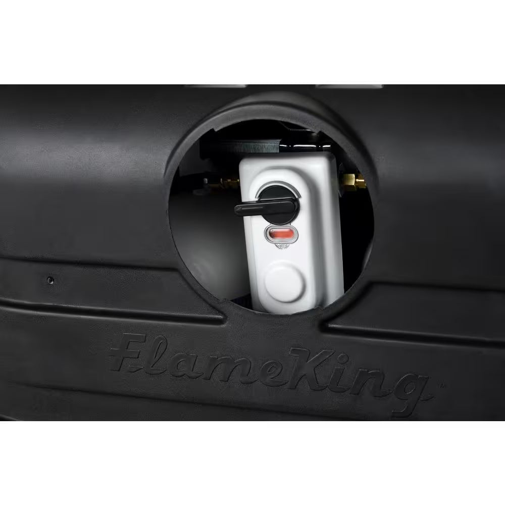 Heavy Duty Dual 20 Lbs. Black Propane Tank Cover for RV, Camper and Travel Trailer