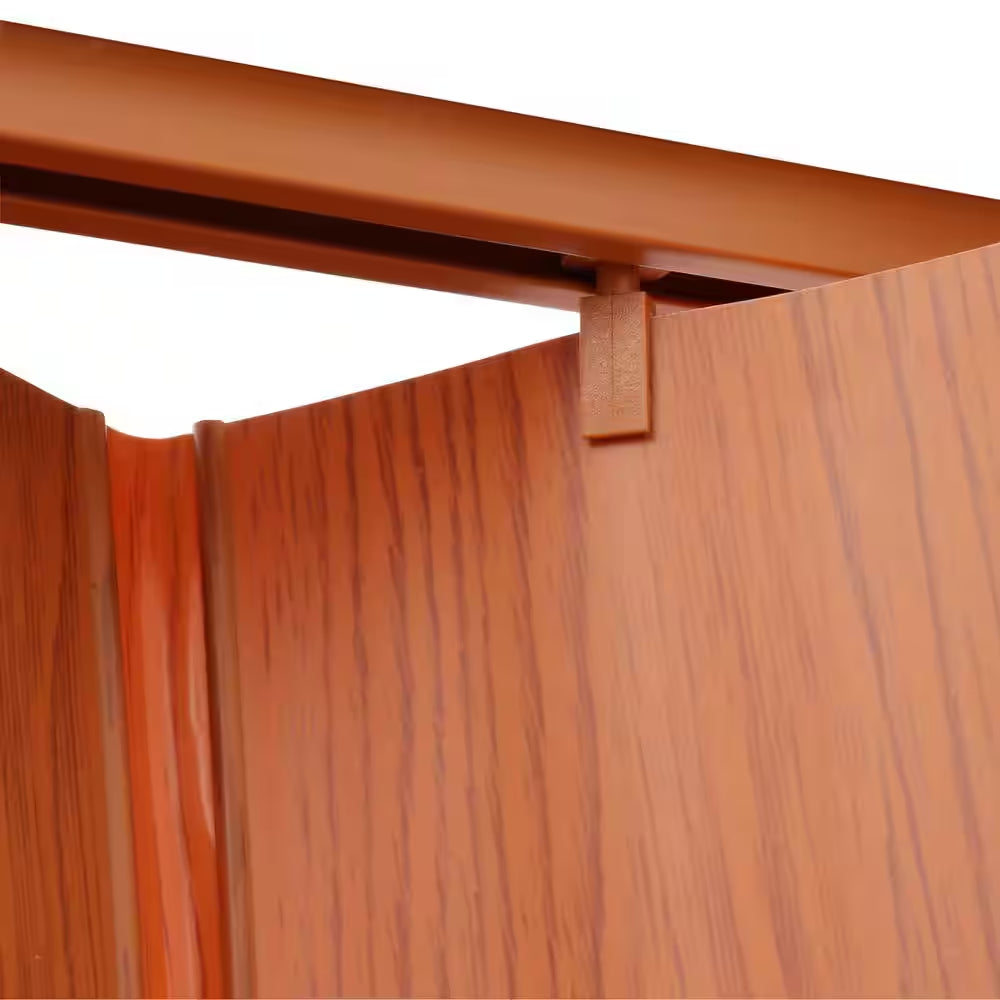 36.875 In. X 78.75 In. Fruitwood Vinyl Accordion Door with Hardware