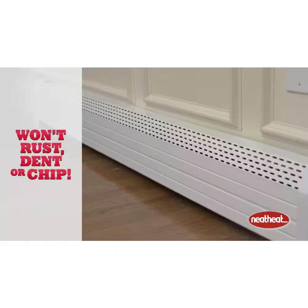 30/07 Original Series Left End/Wall Cap - Hot Water Hot Water Baseboard Cover (Not for Electric Baseboard)