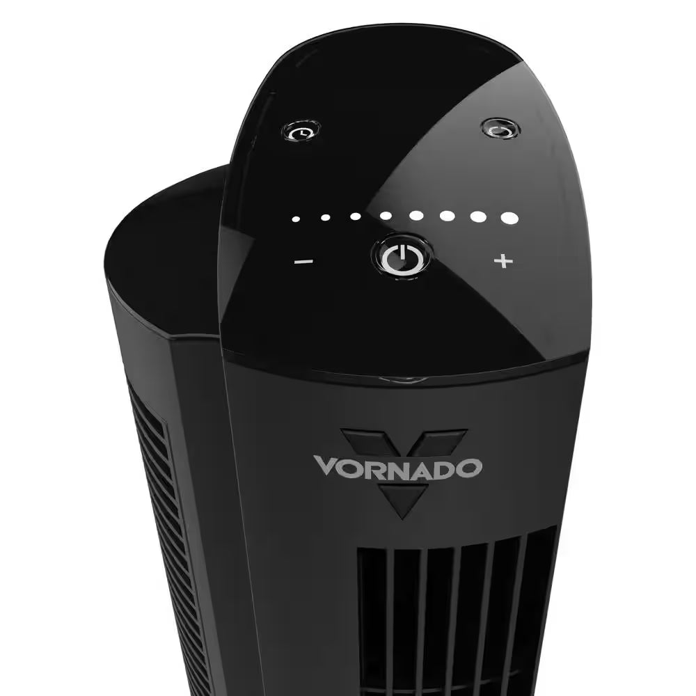 OZI42 42 In. 5-Speed Tower Fan in Black with Remote Control, Oscillation and Timer