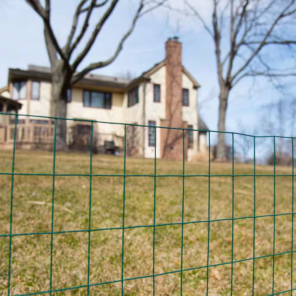 5 Ft. X 50 Ft. 16-Gauge Galvanized Steel Vinyl Welded Wire