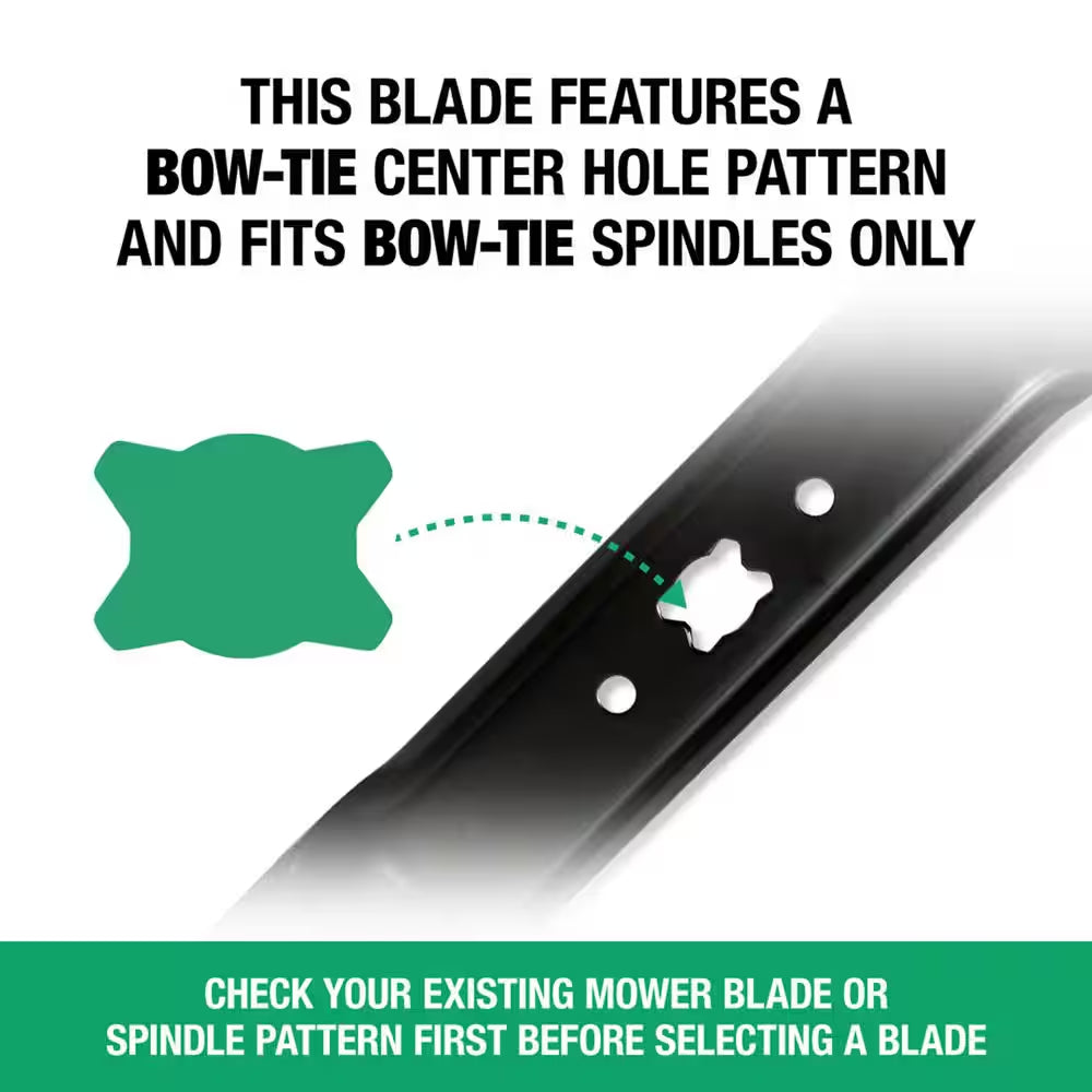 Original Equipment 3-In-1 Blade for 21 In. Walk-Behind Lawn Mowers with a Bow-Tie Center Hole OE# 942-0741