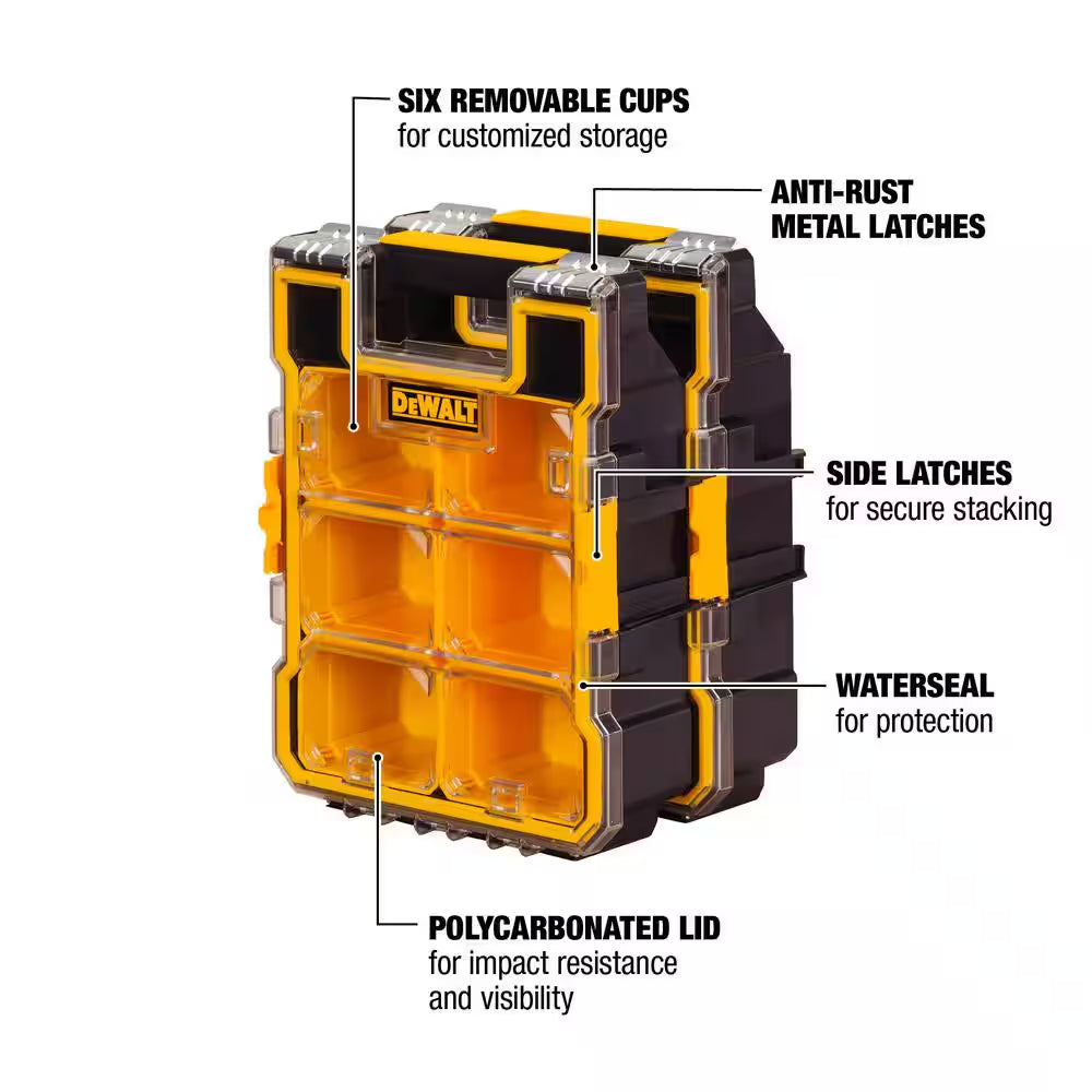 6-Compartments Small Parts Organizer