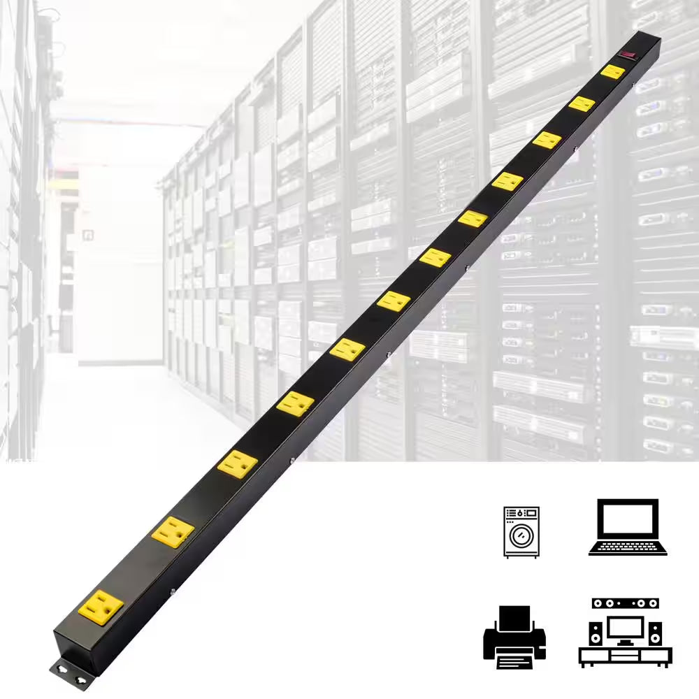 4 Ft. 12-Outlet Power Strip