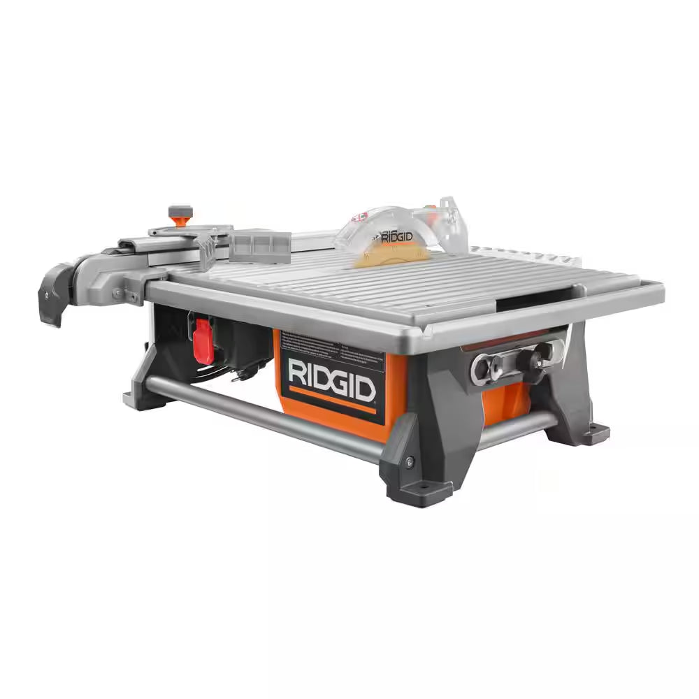 6.5-Amp 7 In. Blade Corded Table Top Wet Tile Saw