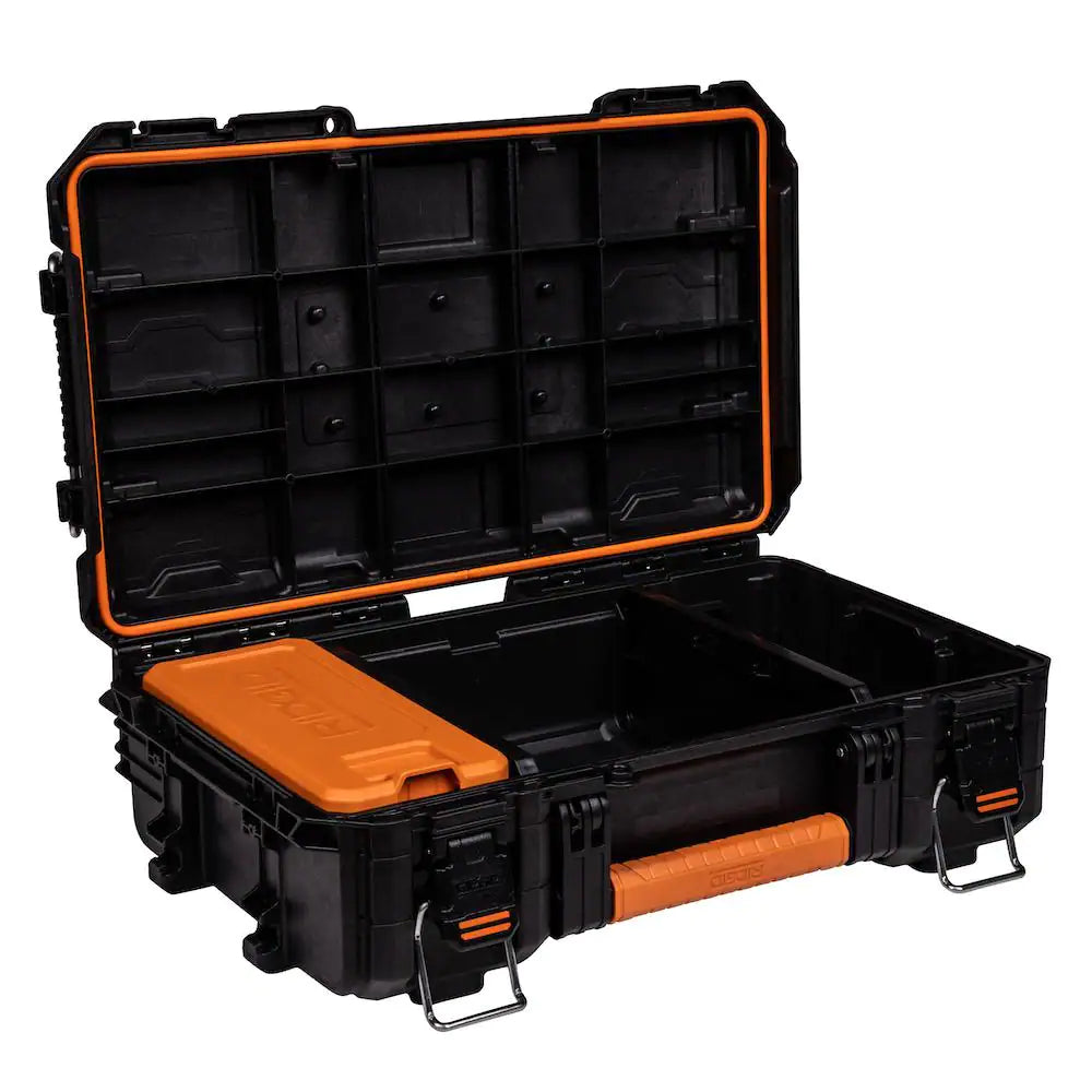 Pro Gear System Gen 2.0 Stackable Durable Compact Power Tool Box with Secure Hang Mounts