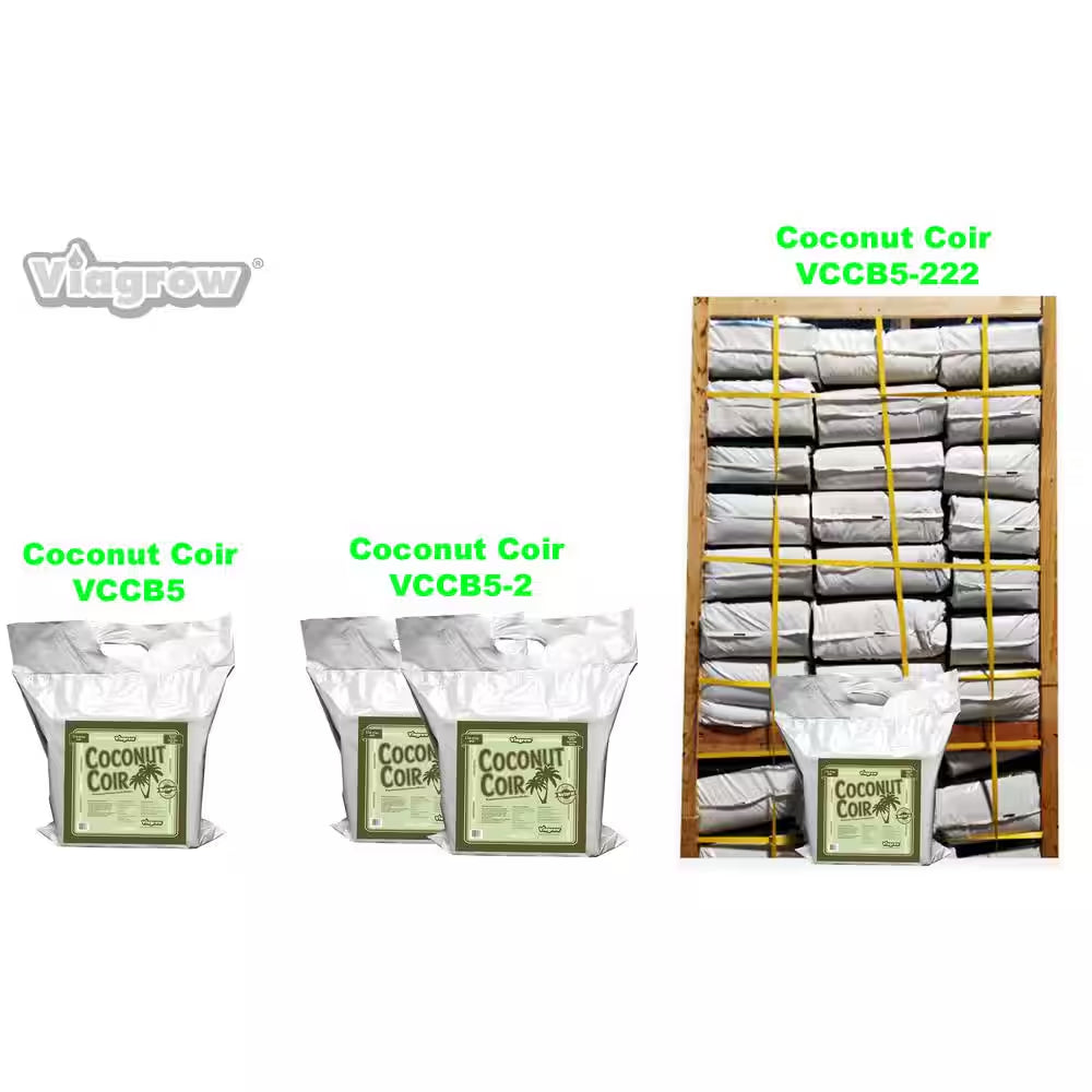 11 Lb. (5KG) Coconut Coir Block of Soilless Media