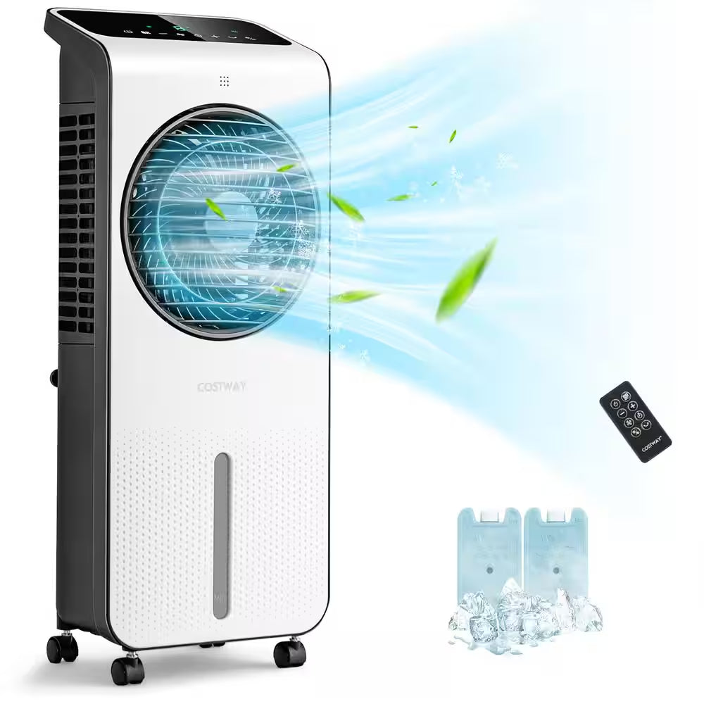 423.5 CFM Evaporative Air Cooler 3-In-1 Portable Swamp Cooling Fan W/12H Timer Remote for 200 Sq.Tf.