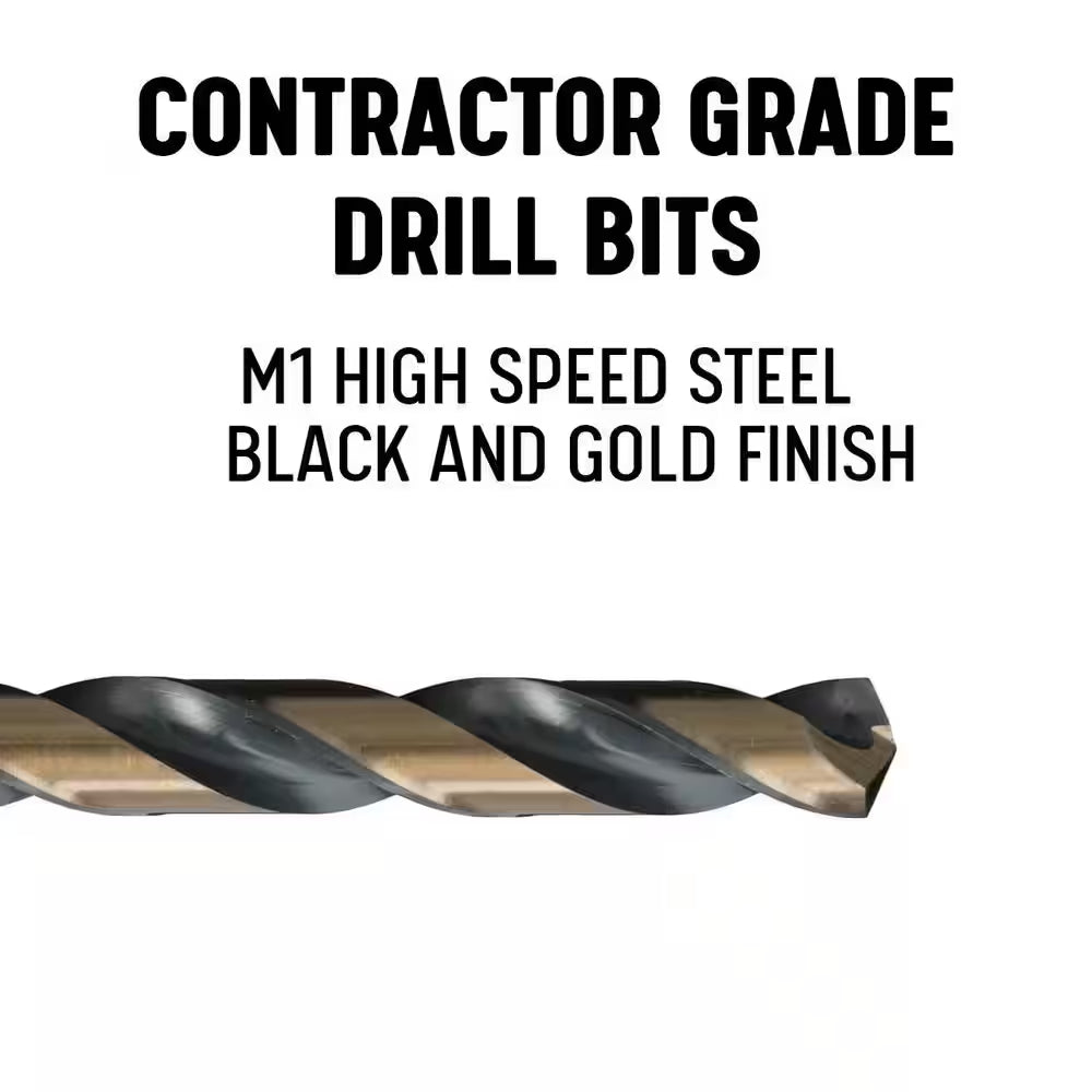 13/16 In. Contractor Grade Drill Bit with 1/2 In. 3-Flat Shank