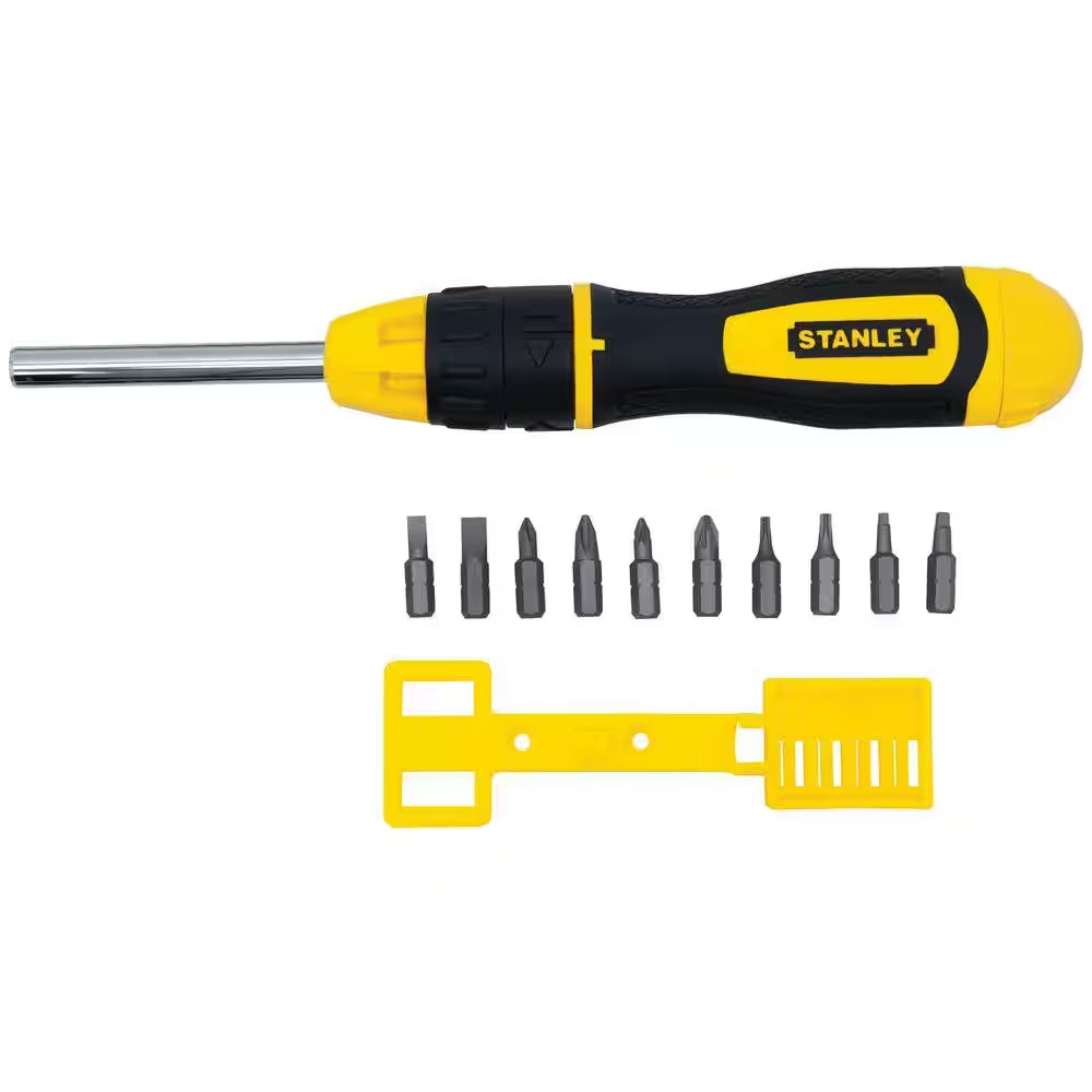 3 In. Multi-Bit Ratcheting Screwdriver