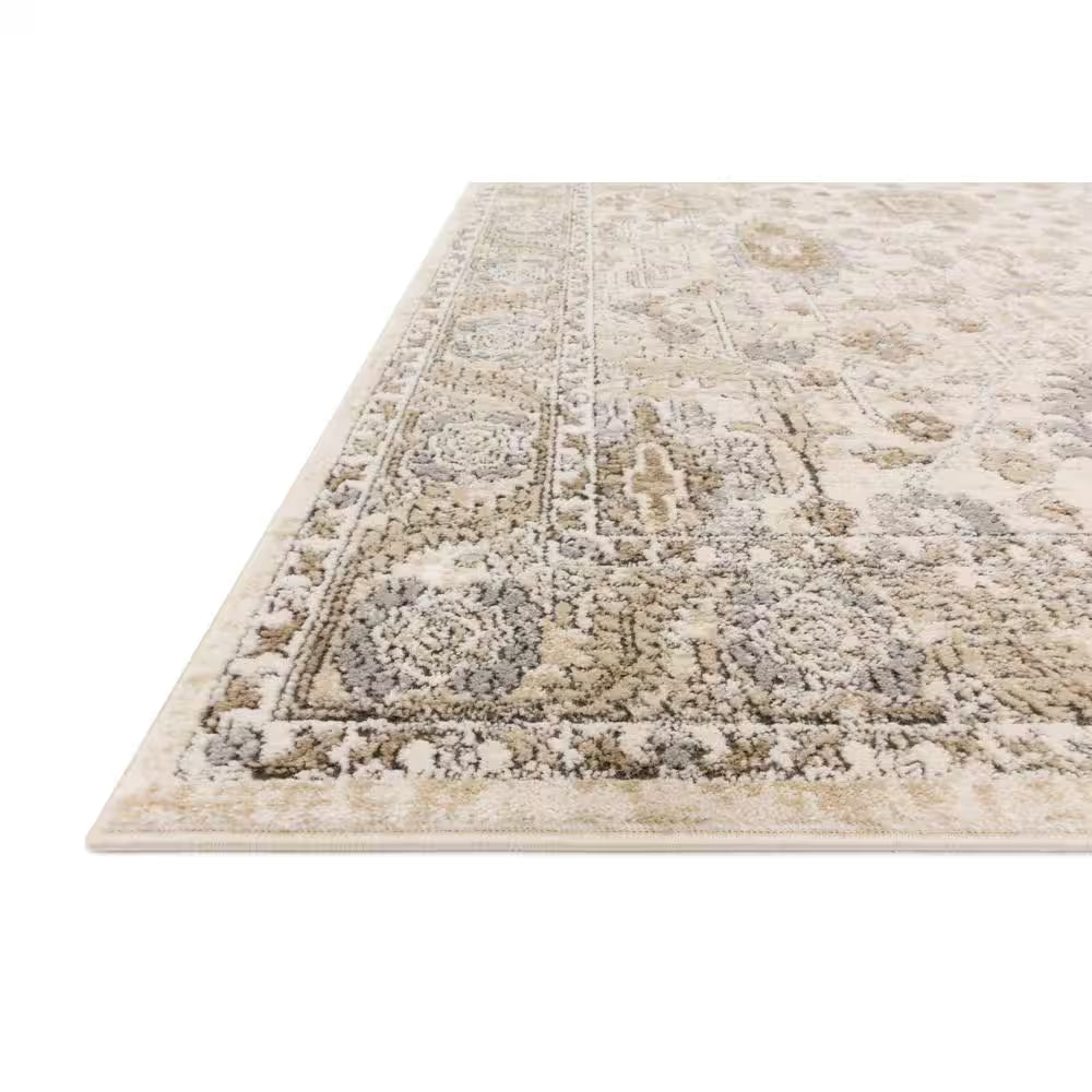 Teagan Ivory/Sand 5 Ft. 3 In. X 7 Ft. 6 In. Traditional Area Rug
