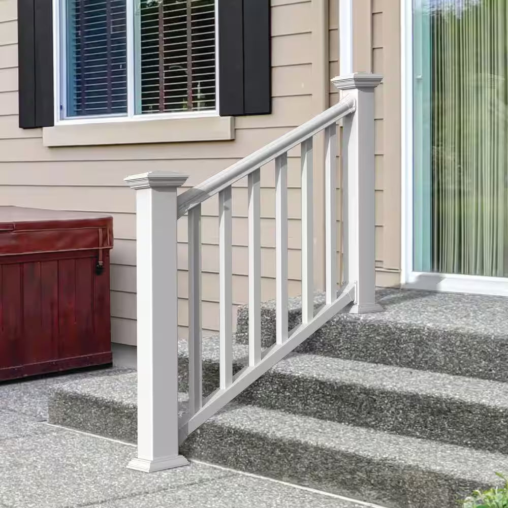 Traditional/Williamsburg White Stair Bracket Kit (4-Pack)