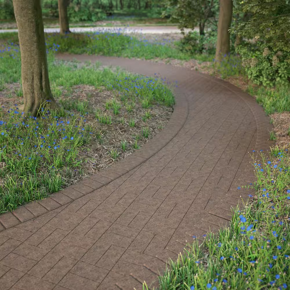 Holland 7.75 In. X 4 In. X 2.25 In. Sand Brown Charcoal Concrete Paver