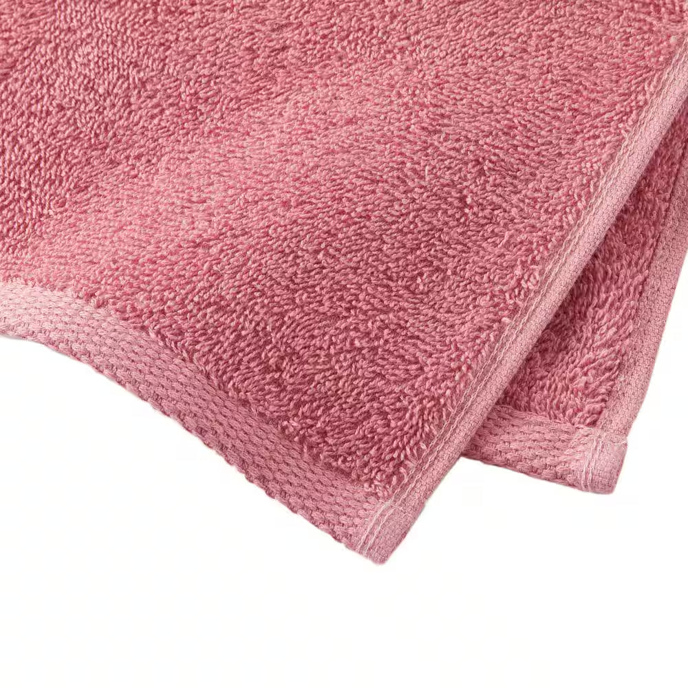 Cotton 8-Piece Rose Washcloth Set