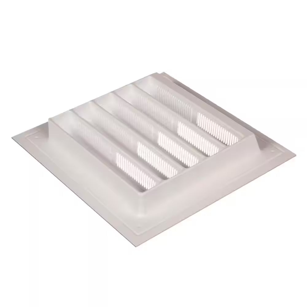 18 In. X 24 In. Plastic Wall Louver Static Vent in White