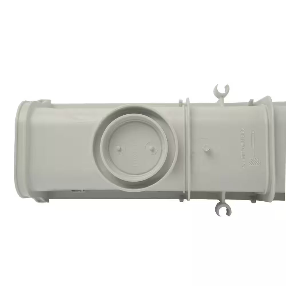 5 In. Pro Series Channel Drain Kit 5-1/2 In. X 39-3/8 In. Deep Channel, Gray Grates, End Caps/Outlet (6-Pack=19.7 Ft.)