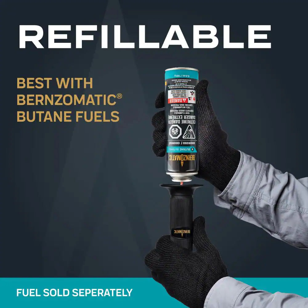 Butane Detail Torch with Soldering Tip, Trigger Ignition and Flame Lock