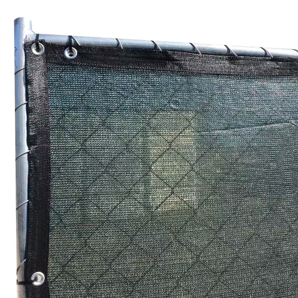 68 In. X 50 Ft. Green Privacy Fence Screen Plastic Netting Mesh Fabric Cover with Reinforced Grommets for Garden Fence