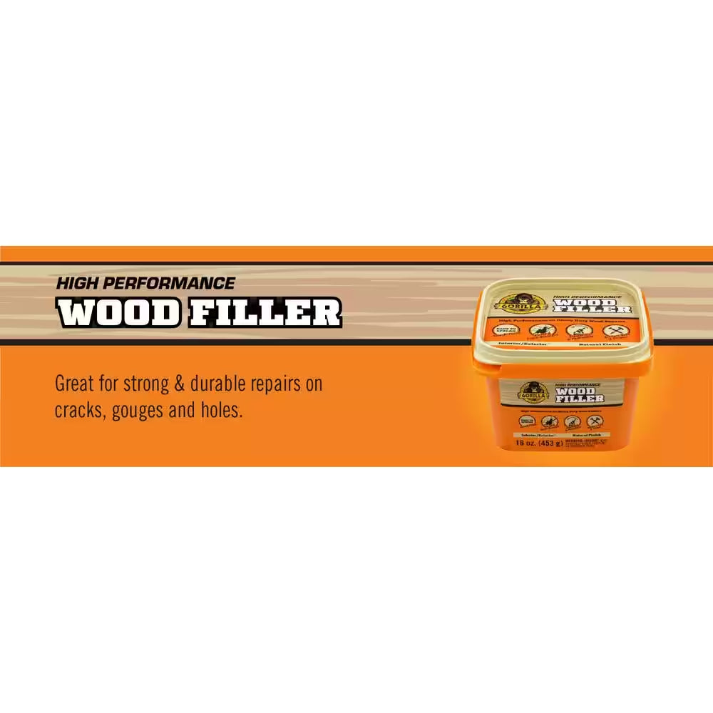 16 Oz. Natural Wood Filler Tub