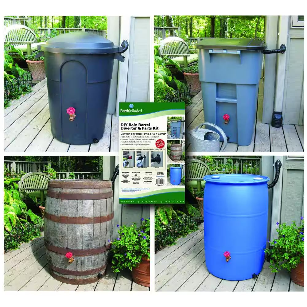 DIY Rain Barrel Diverter and Parts Kit
