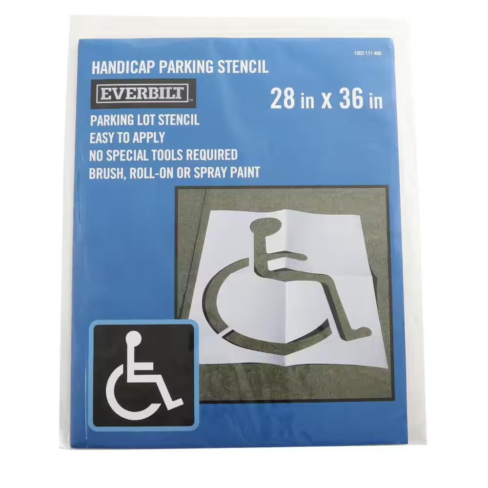 30 In. X 36 In. Handicap ADA Parking Lot Stencil