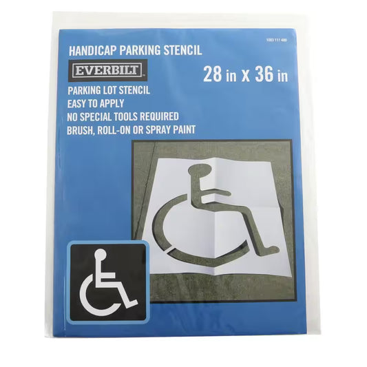 30 In. X 36 In. Handicap ADA Parking Lot Stencil