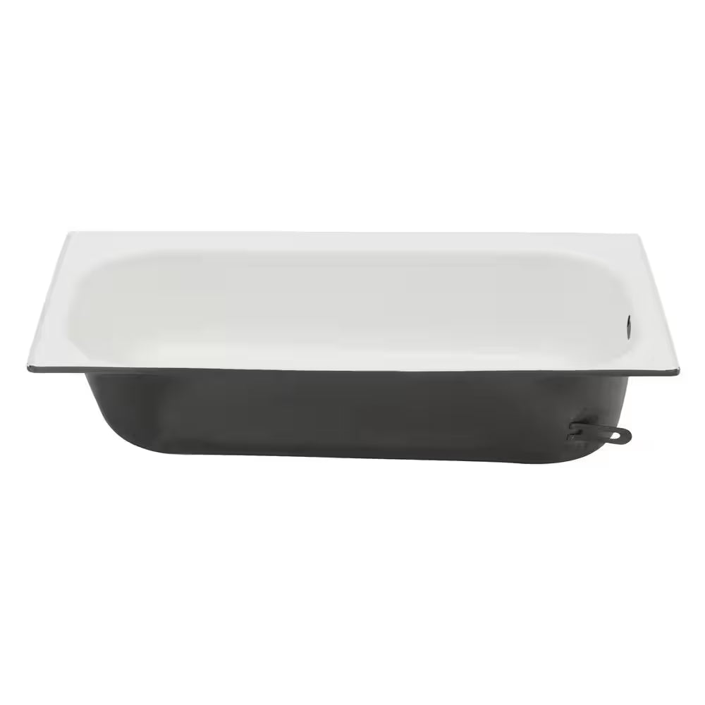 Aloha 60 In. X 30 In. Alcove Soaking Bathtub with Left Drain in White