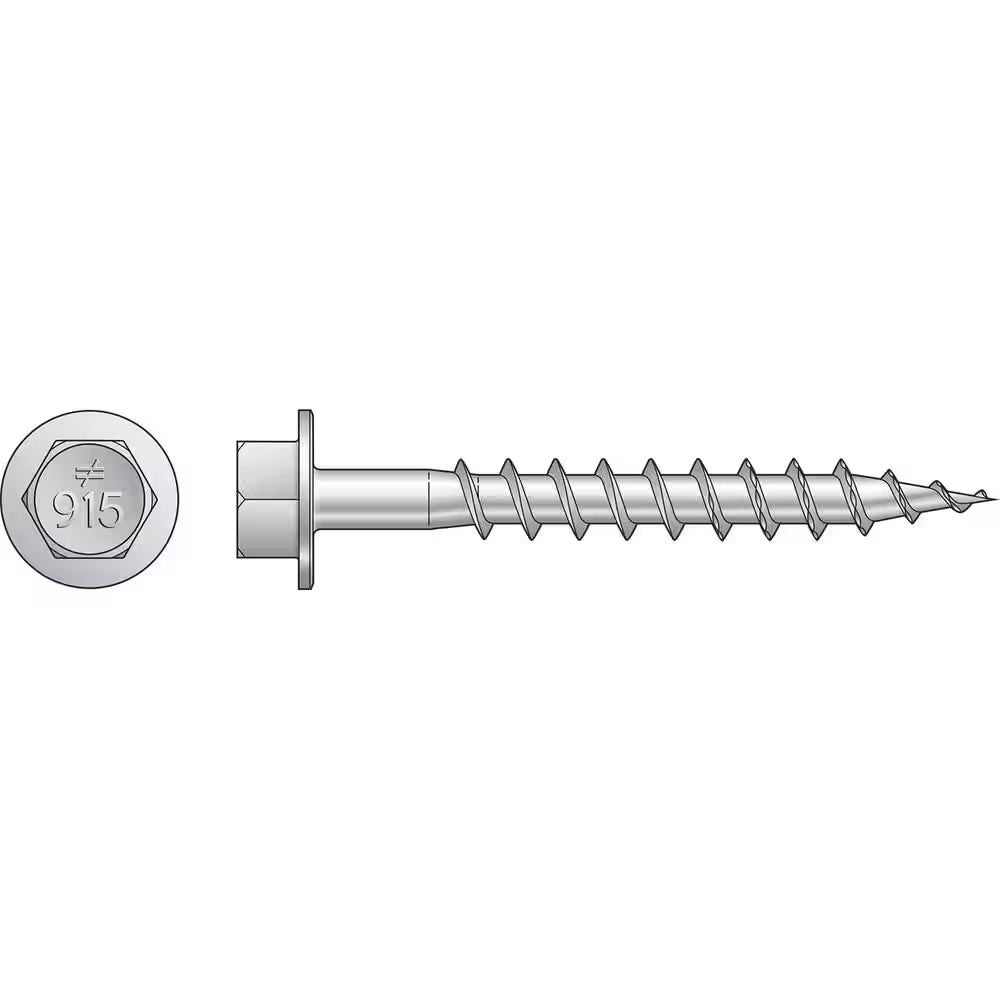 #9 X 1-1/2 In. 1/4-Hex Drive, Strong-Drive SD Connector Screw (100-Pack)