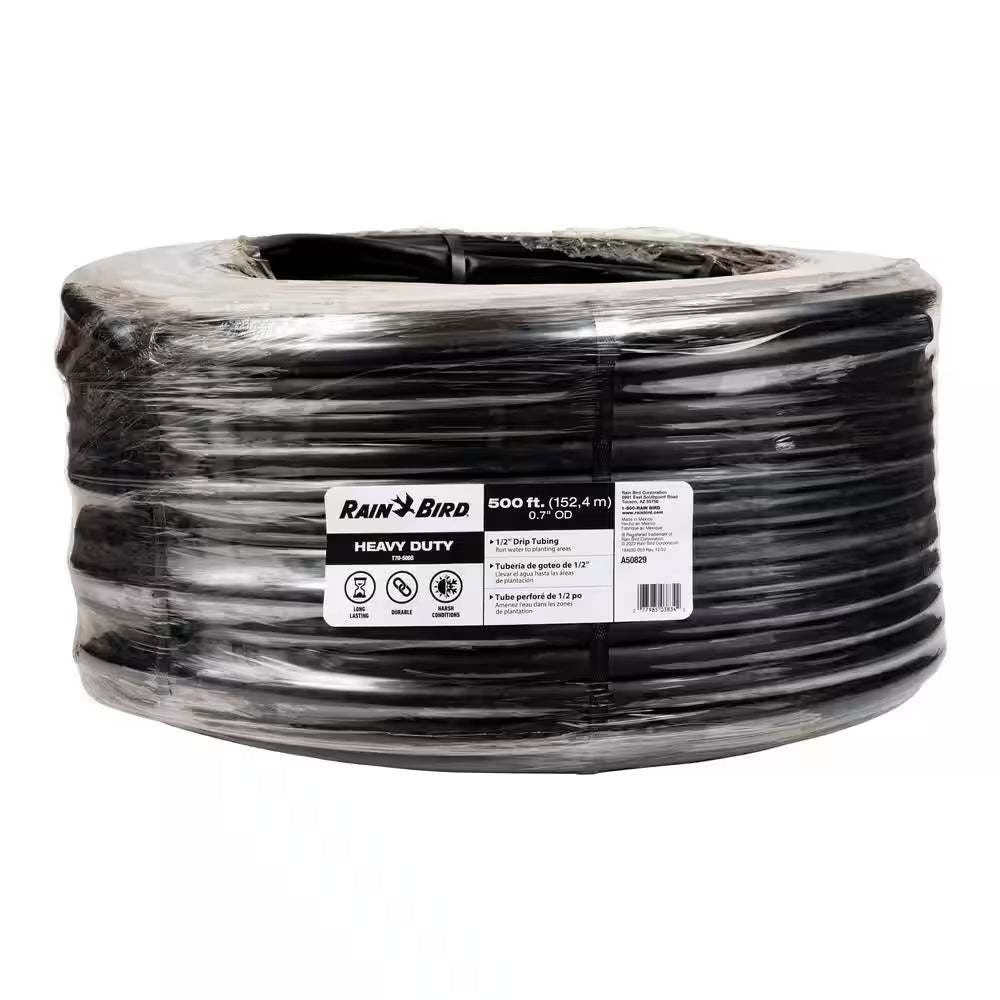 1/2 In. (0.70 In. O.D.) X 500 Ft. Distribution Tubing for Drip Irrigation