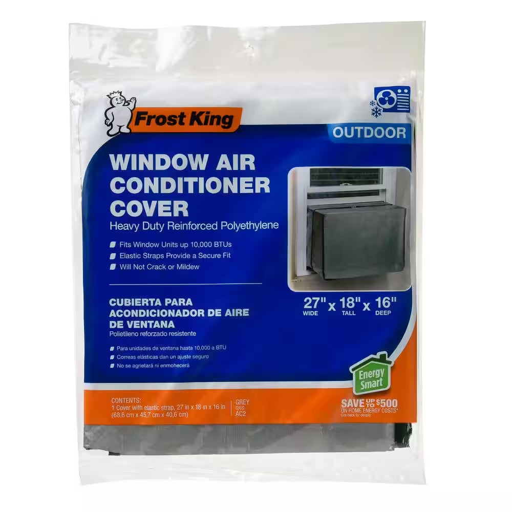 18 In. X 27 In. X 16 In. Vinyl outside Window Air Conditioner Cover for Small Units