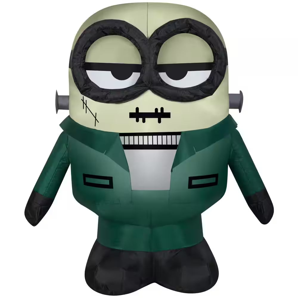 38.58"H X 22.05"W X 33.86"L Halloween Airblown-Monster Minion Frankenbob-Sm-Universal