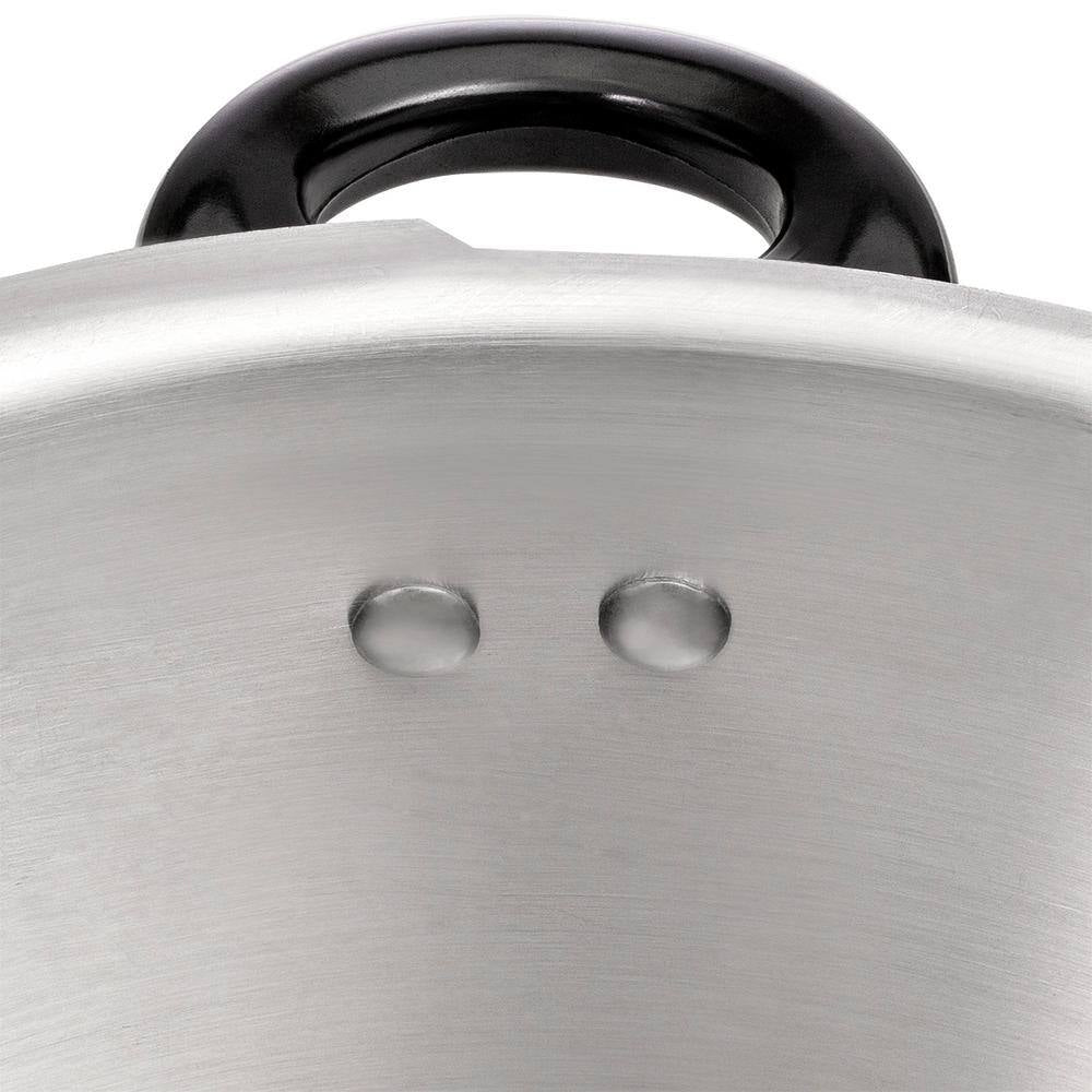 8 Qt. Aluminum Stovetop Pressure Cooker Pot with Steam Release Valve