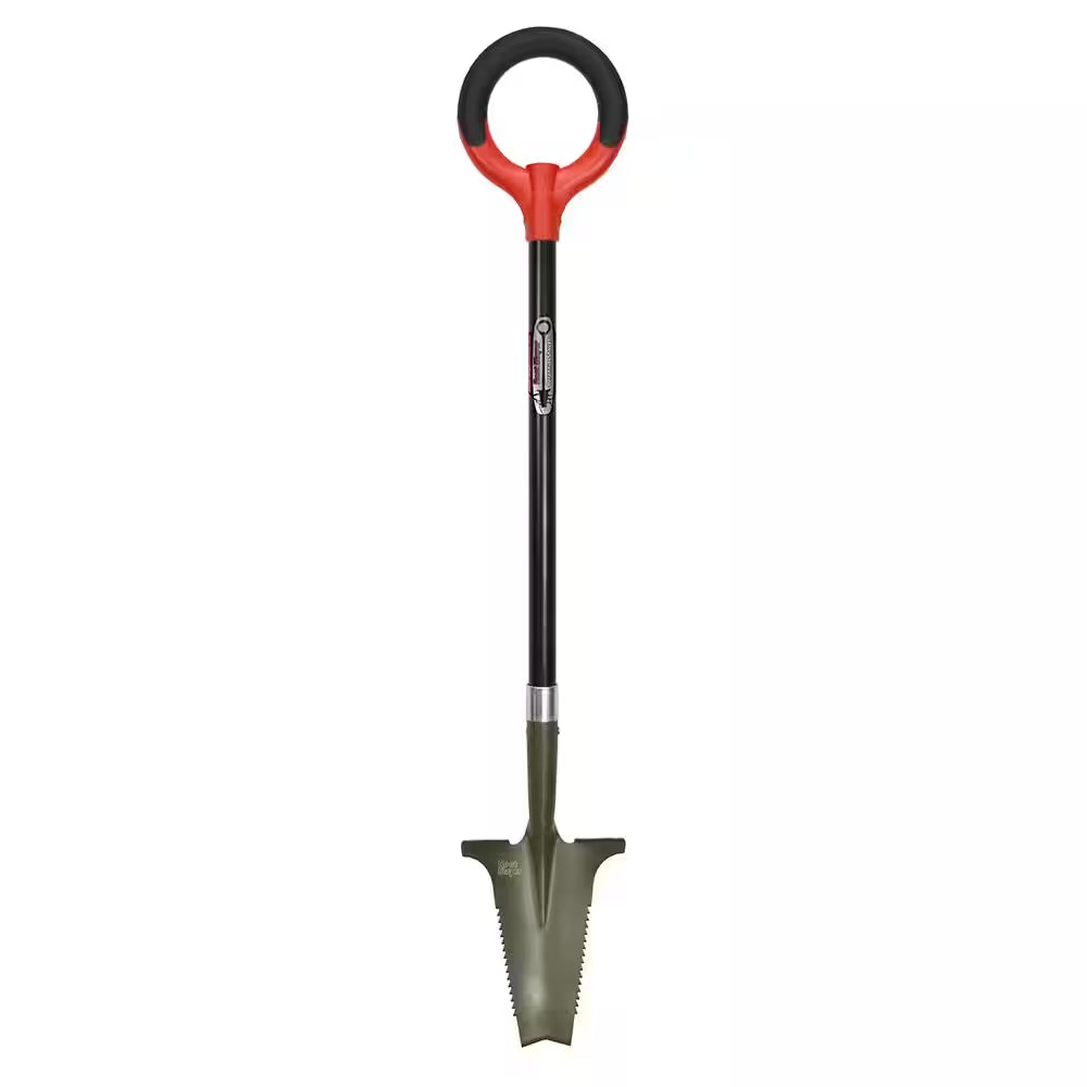 44 In., 34.75 In. Handle Root Slayer Carbon Steel Perennial Shovel