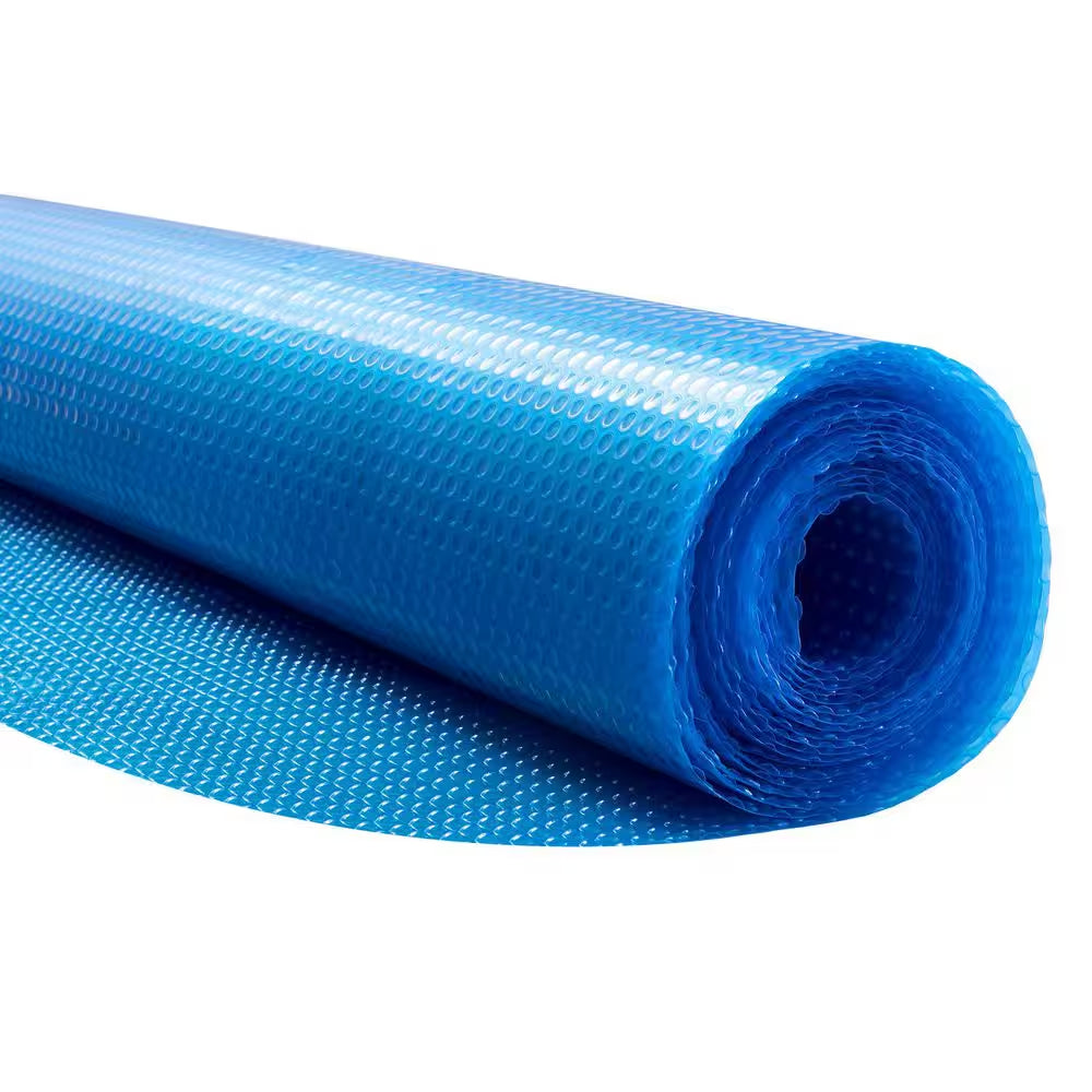 Solar Pool Cover, 24 Ft. round Pool Bubble Cover, 12 Mil Pools Solar Blanket with Bubble & PE Material
