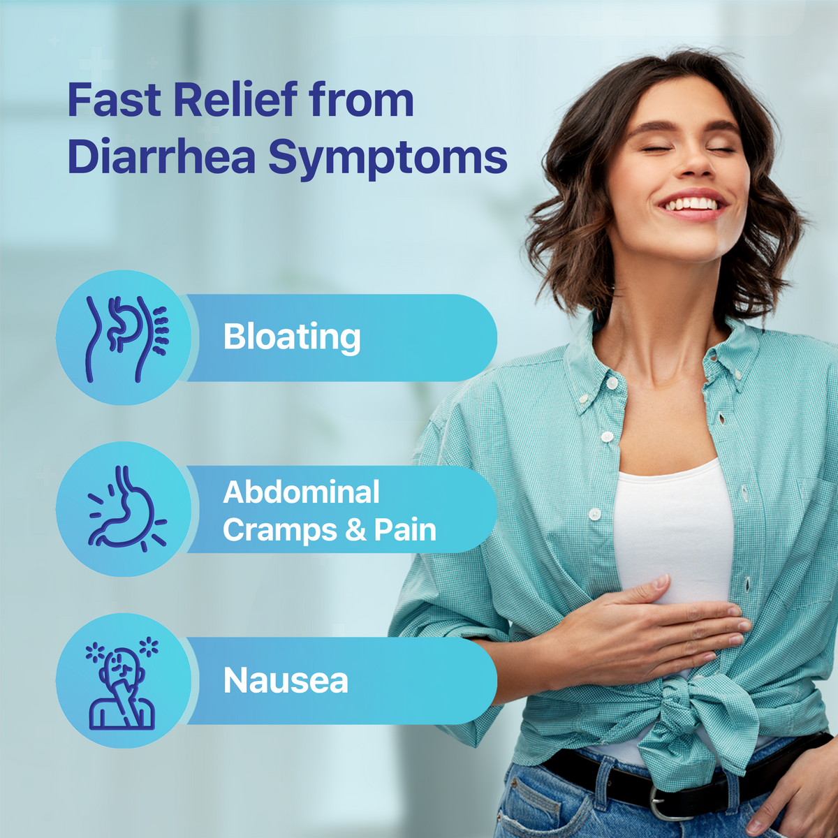 DBS LABS Diarrhea Relief Loperamide HCl 200 Caplets