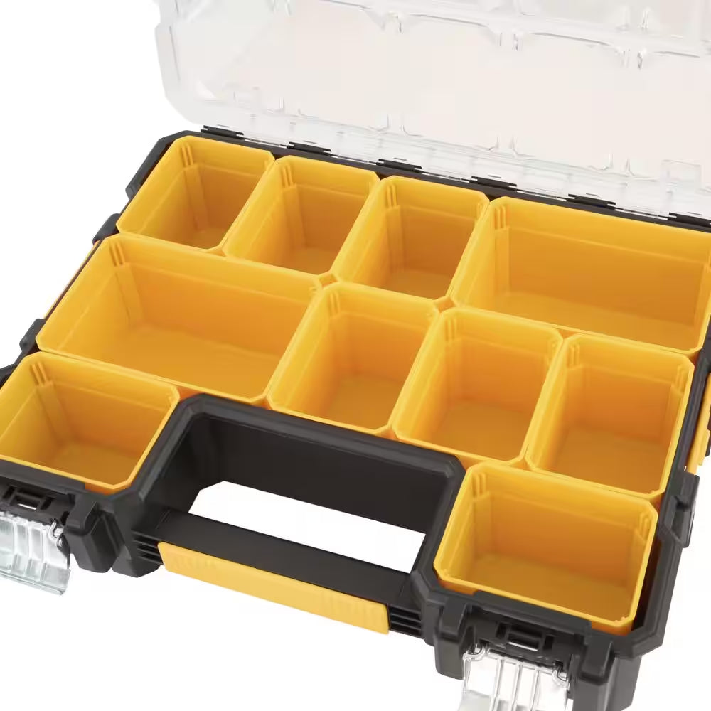 Plastic 10-Compartment Deep Pro Small Parts Organizer
