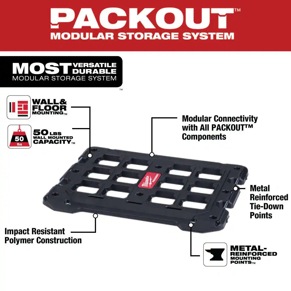 PACKOUT Wall and Floor Mounting Plate