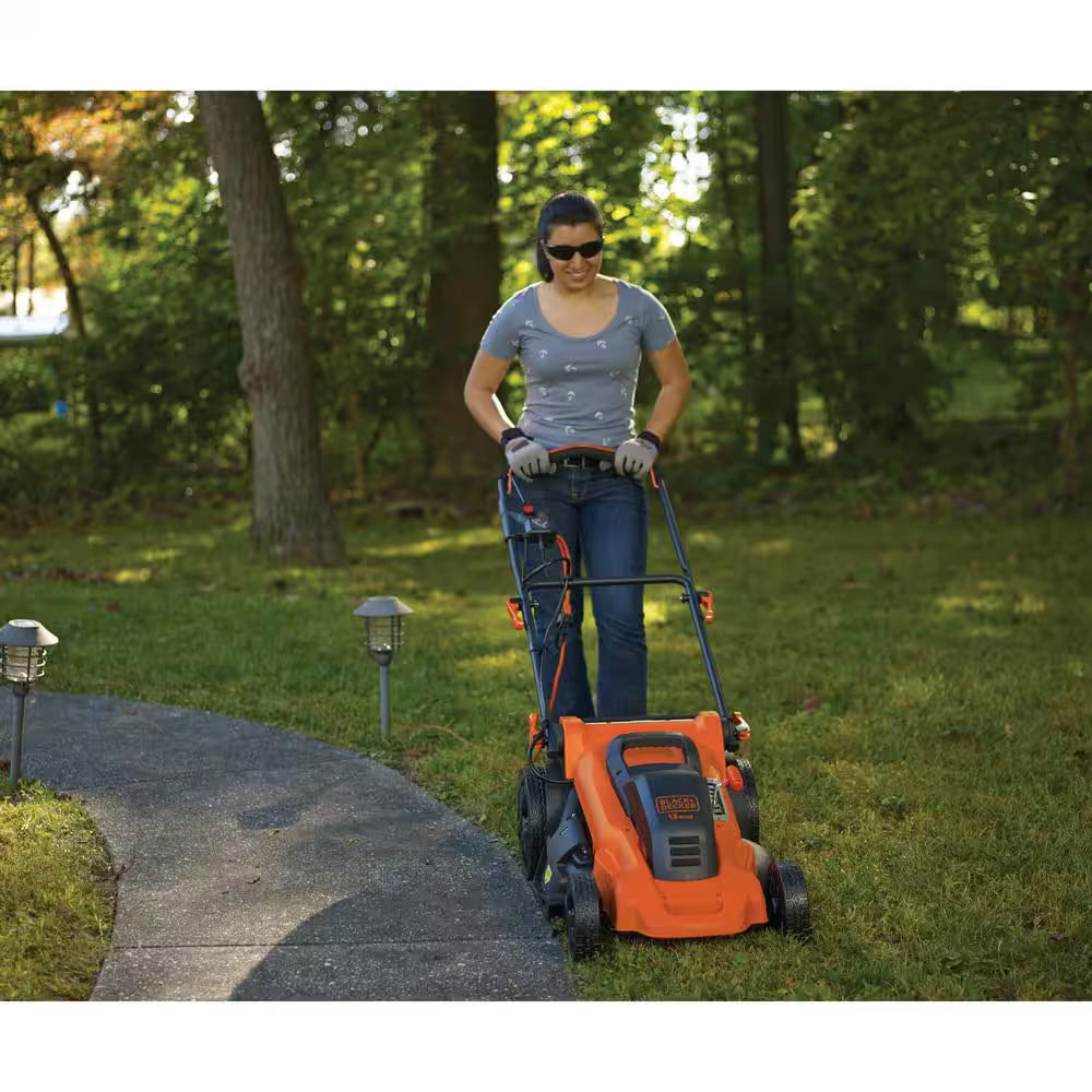 20 In. 13 AMP Corded Electric Walk behind Push Lawn Mower