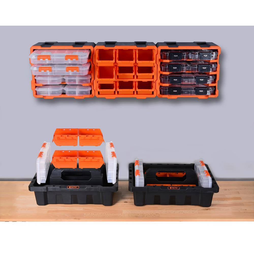 20.5 In. Black Plastic Tote Tray