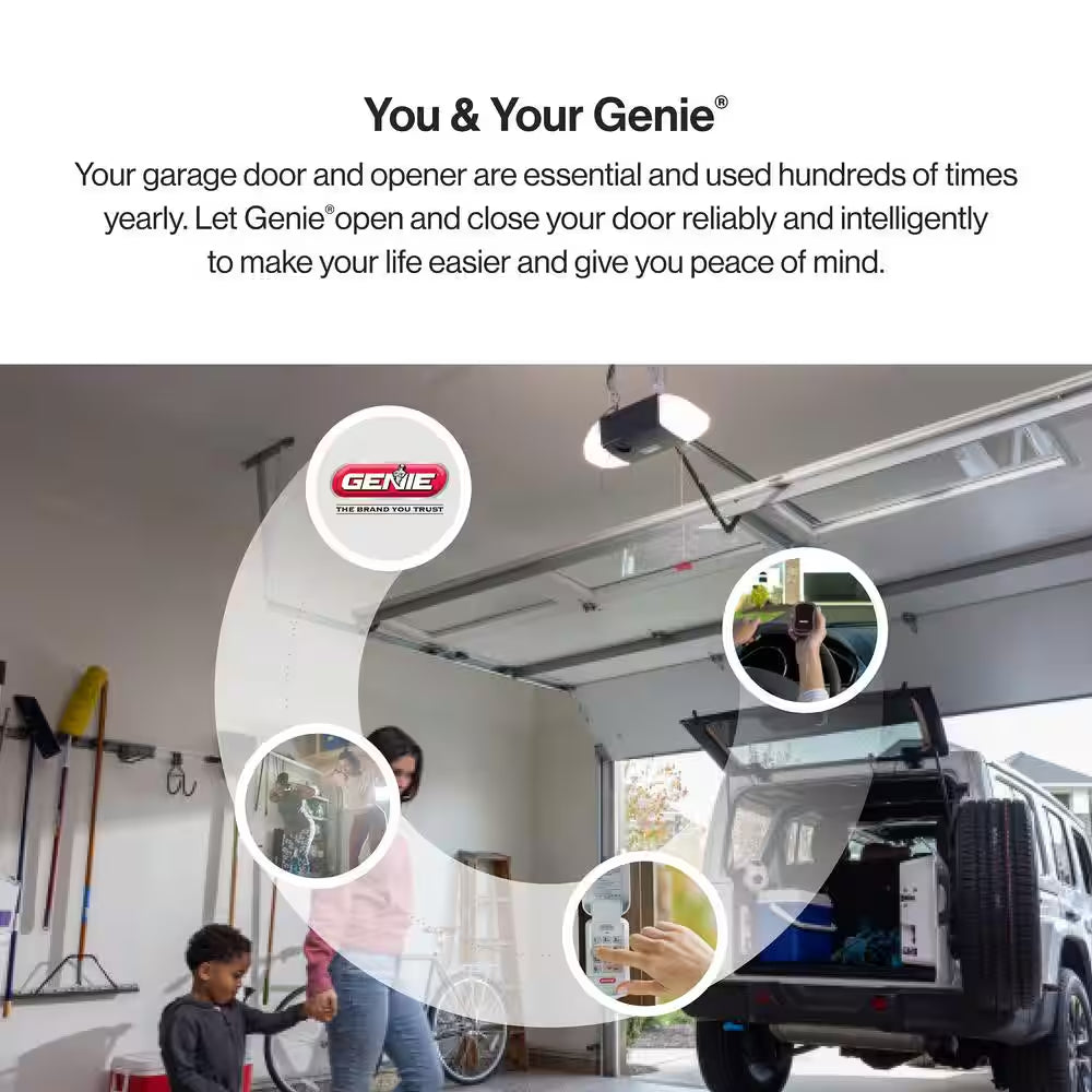 Chain Drive 550 1/2 Hpc Durable Chain Garage Door Opener with Wireless Keypad