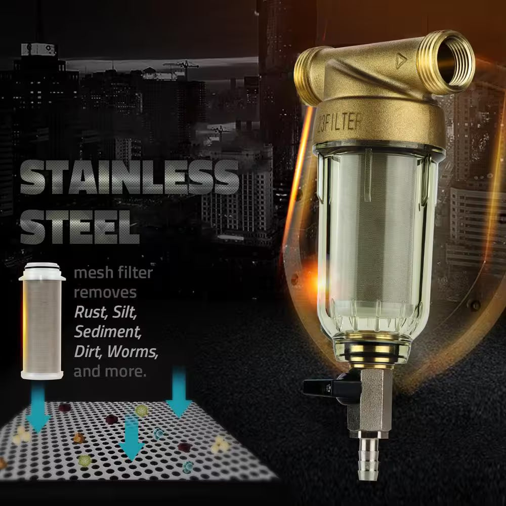 FWSP100 100 Micron Spin down Sediment Filter for WSP Series Replacement Water Filter Cartridge