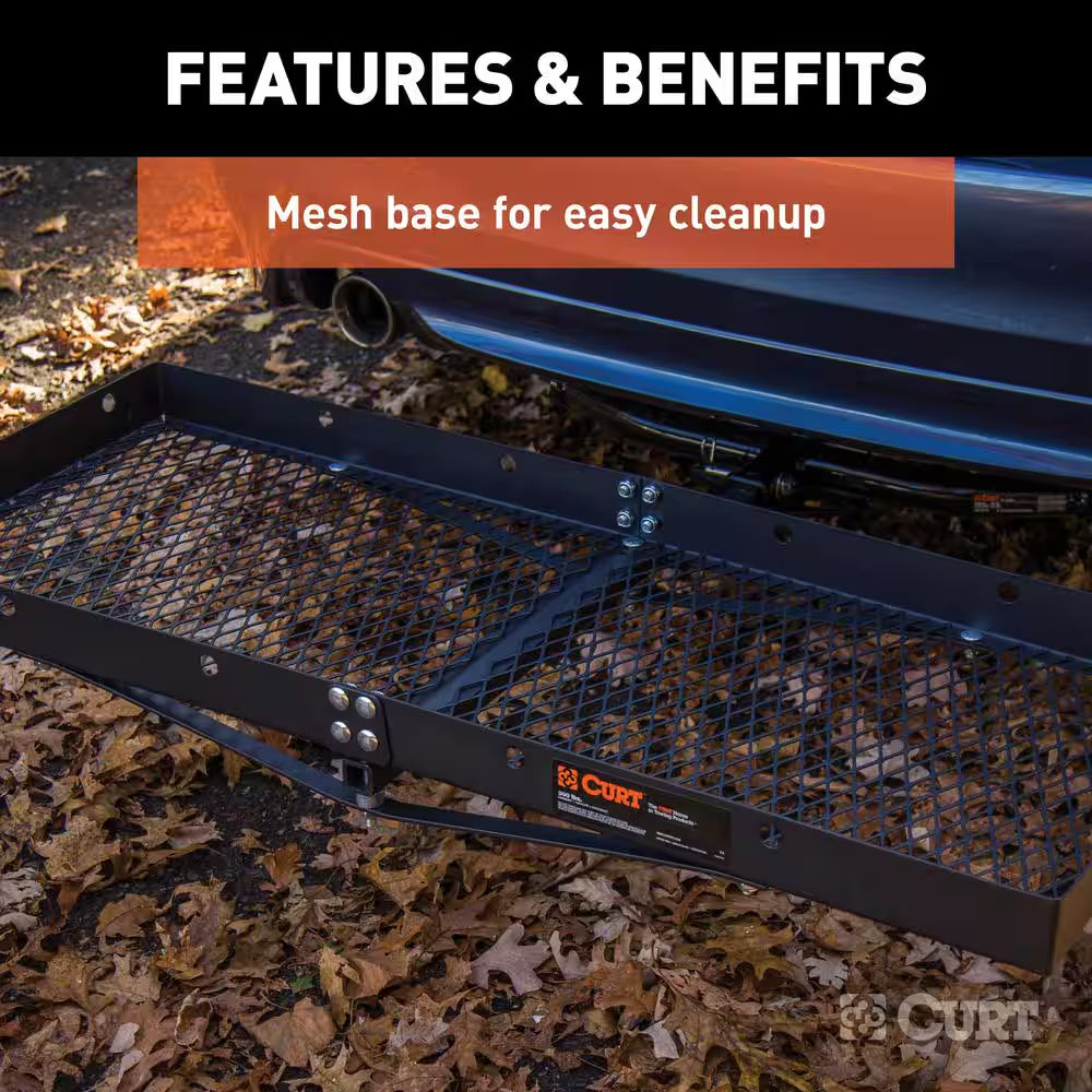 300 Lb. Capacity 48 In. X 20 In. Aluminum Bolt-Together Hitch Cargo Carrier for 2 In. Receiver