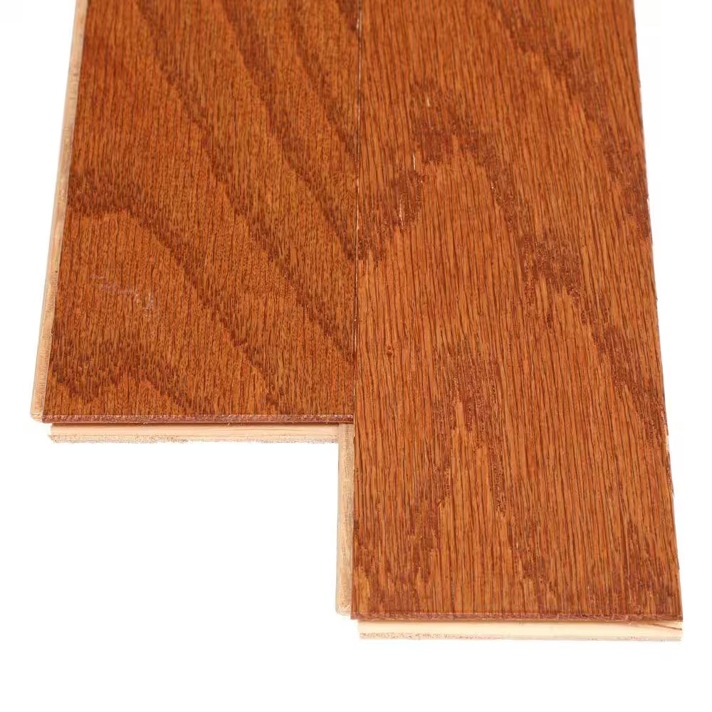 Colony Collection Gunstock Oak 3/8 In. T X 3 In. W T+G Smooth Engineered Hardwood Flooring (31.5 Sq.Ft./Ctn)