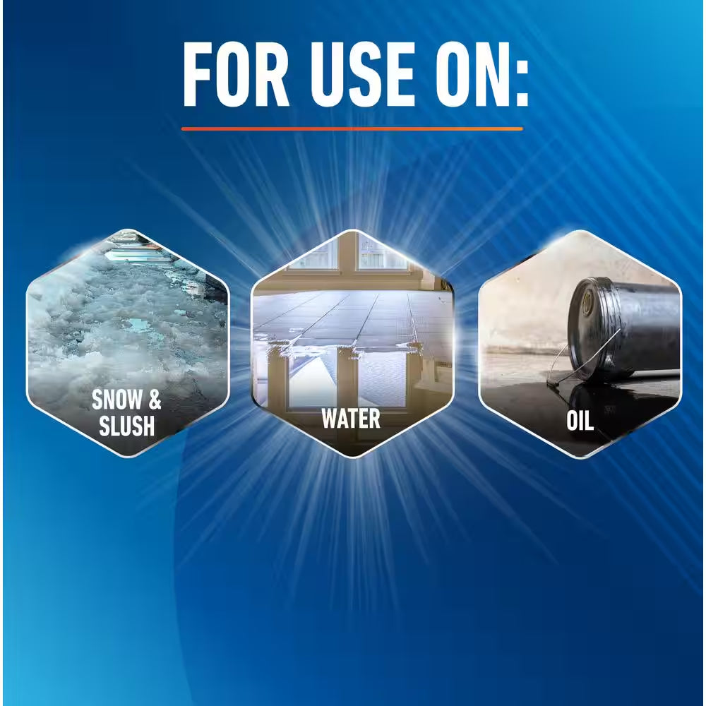 Lock-On 22 In. Foam Rubber Floor Squeegee (5-Pack)