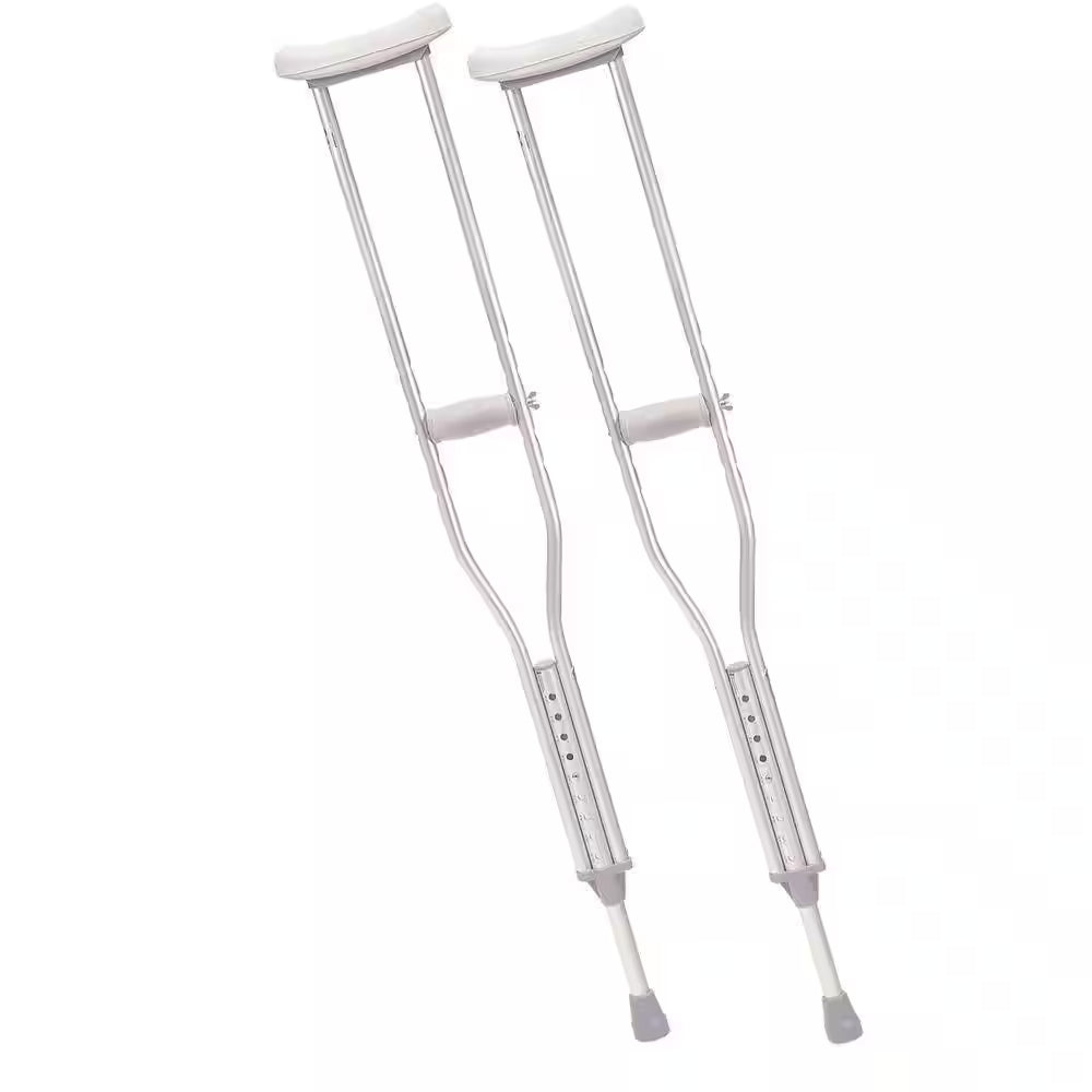 Walking Crutches with Underarm Pad and Handgrip for Adult
