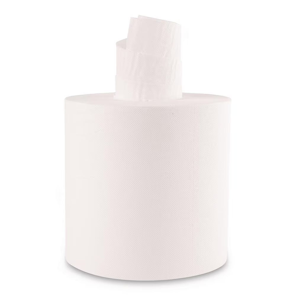 Center-Pull Roll Towels 2-Ply, White, 8.9 In. W (600 Sheets per Roll, 6 Rolls per Carton)