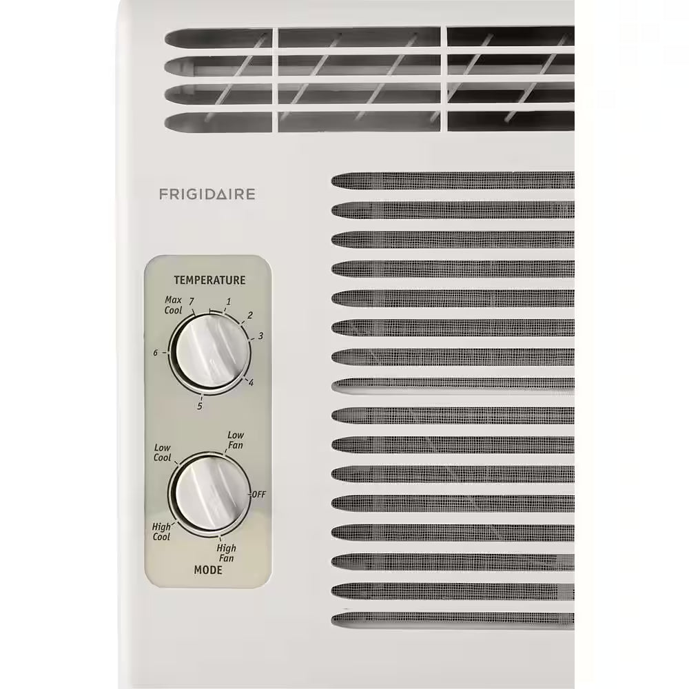 5,000 BTU Window Air Conditioner Cools 150 Sq. Ft. with Mechanical Controls in White 115V