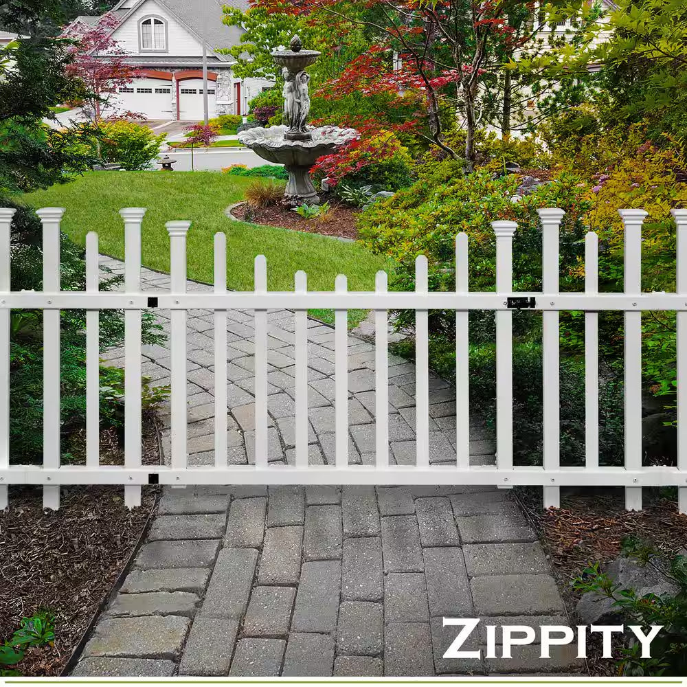 5 Ft. W X 2.5 Ft. H White Vinyl Washington Fence Gate Kit