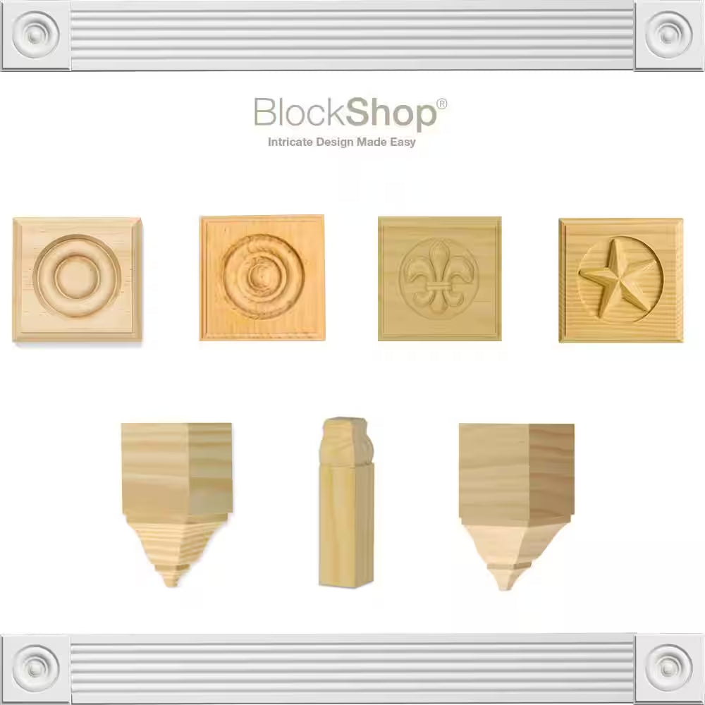 DM 225 - 1/2 In. X 2-1/4 In. Solid Pine Fluted Door and Window Casing Molding